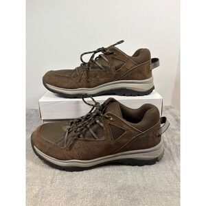 New Balance 669v2 Brown Suede Mesh Trail Walking Shoes Mens 10 4E Wide MW669LC2